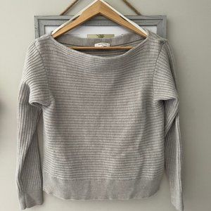 Aritzia Babaton Luc Ribbed Knit Boat Neck Sweater